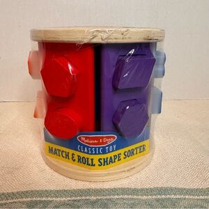 Melissa & Doug Vibrant Shape Sorter - Red, Purple, Blue